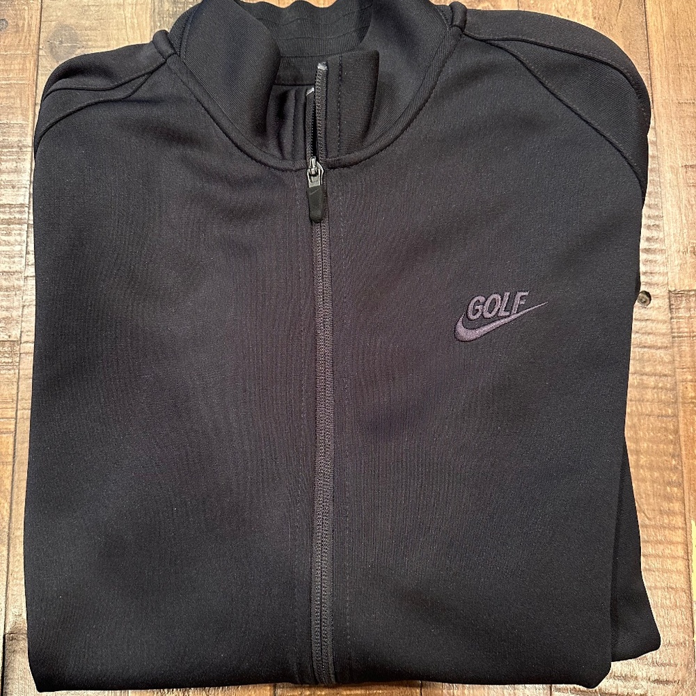 Nike Golf Full Zip Track Jacket Men’s Large Black